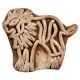 Set of 1 Piece New Wooden Printing Block